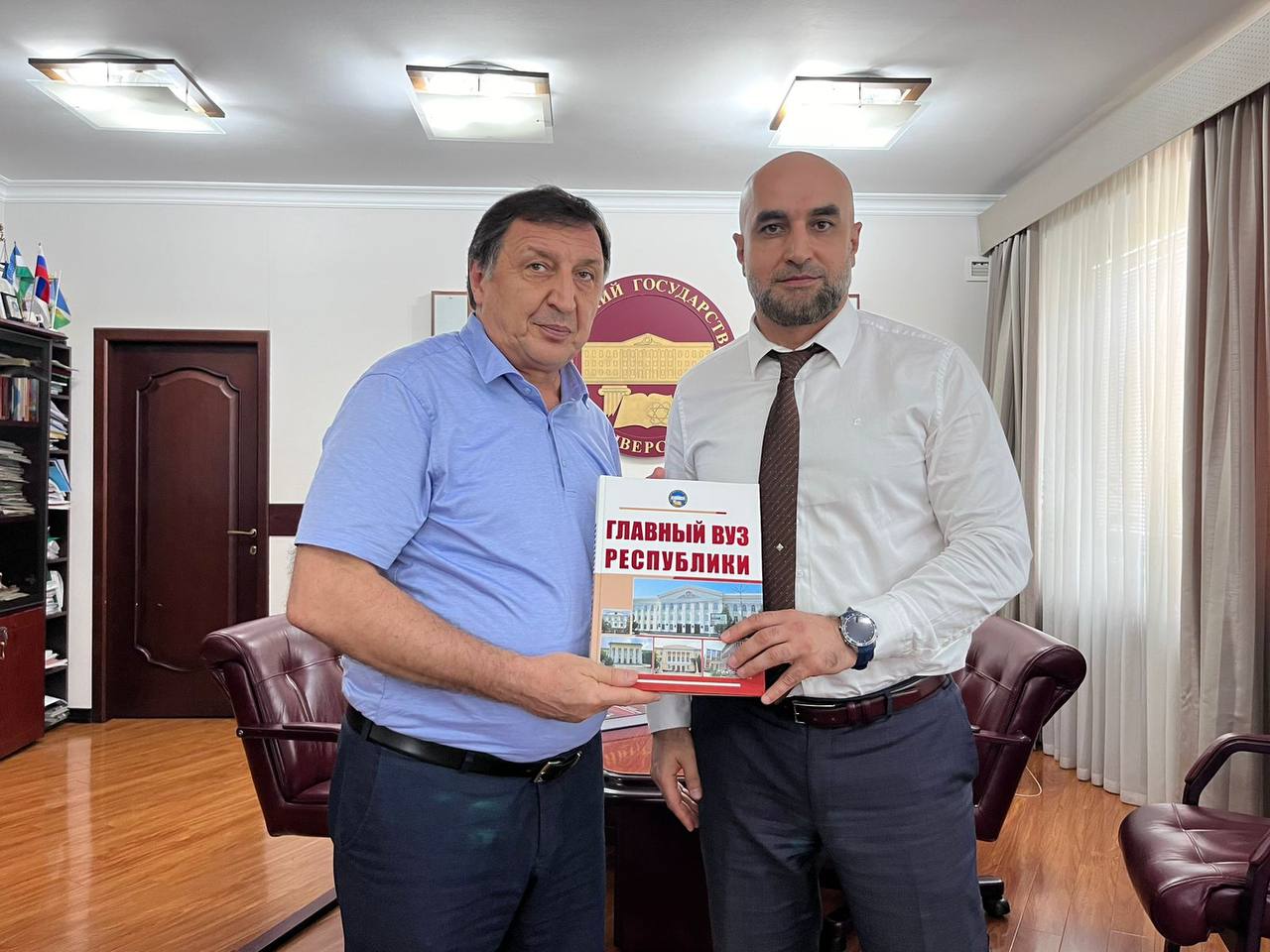 Встреча ректора ДГУ и врио министра природных ресурсов и экологии прошла в ДГУ